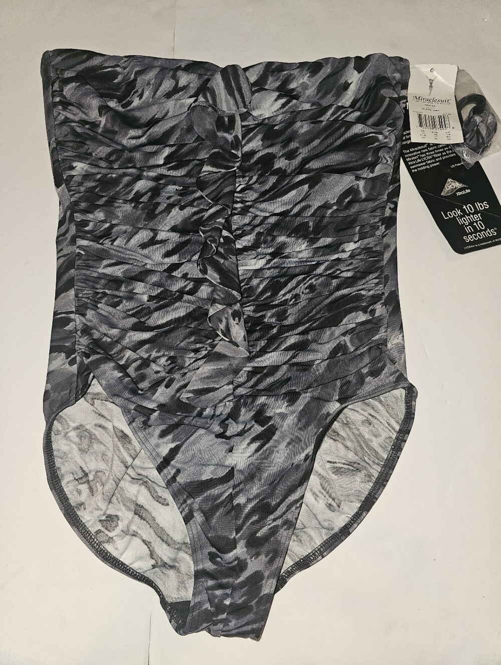 NEW Miraclesuit Brand Swimsuit Sz 16 Strapless
